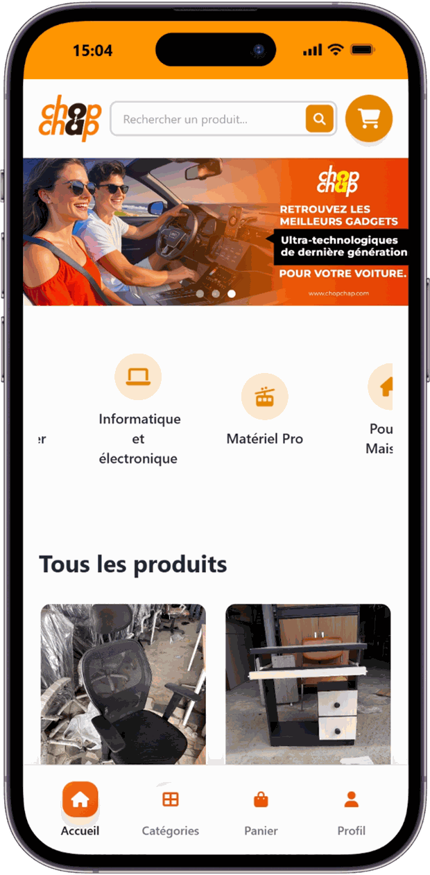 ChopChap — application web e-commerce